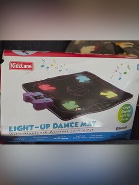 Light-Up Dance Mat - Black with Multi-Color Arrows